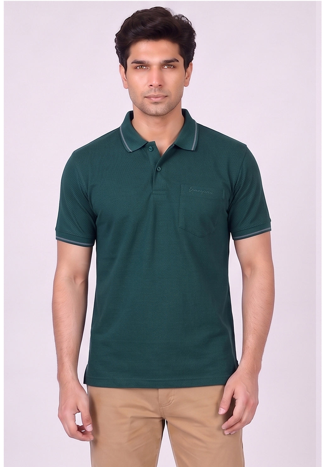 T.K COLLAR - T-SHIRT ( With Pocket )