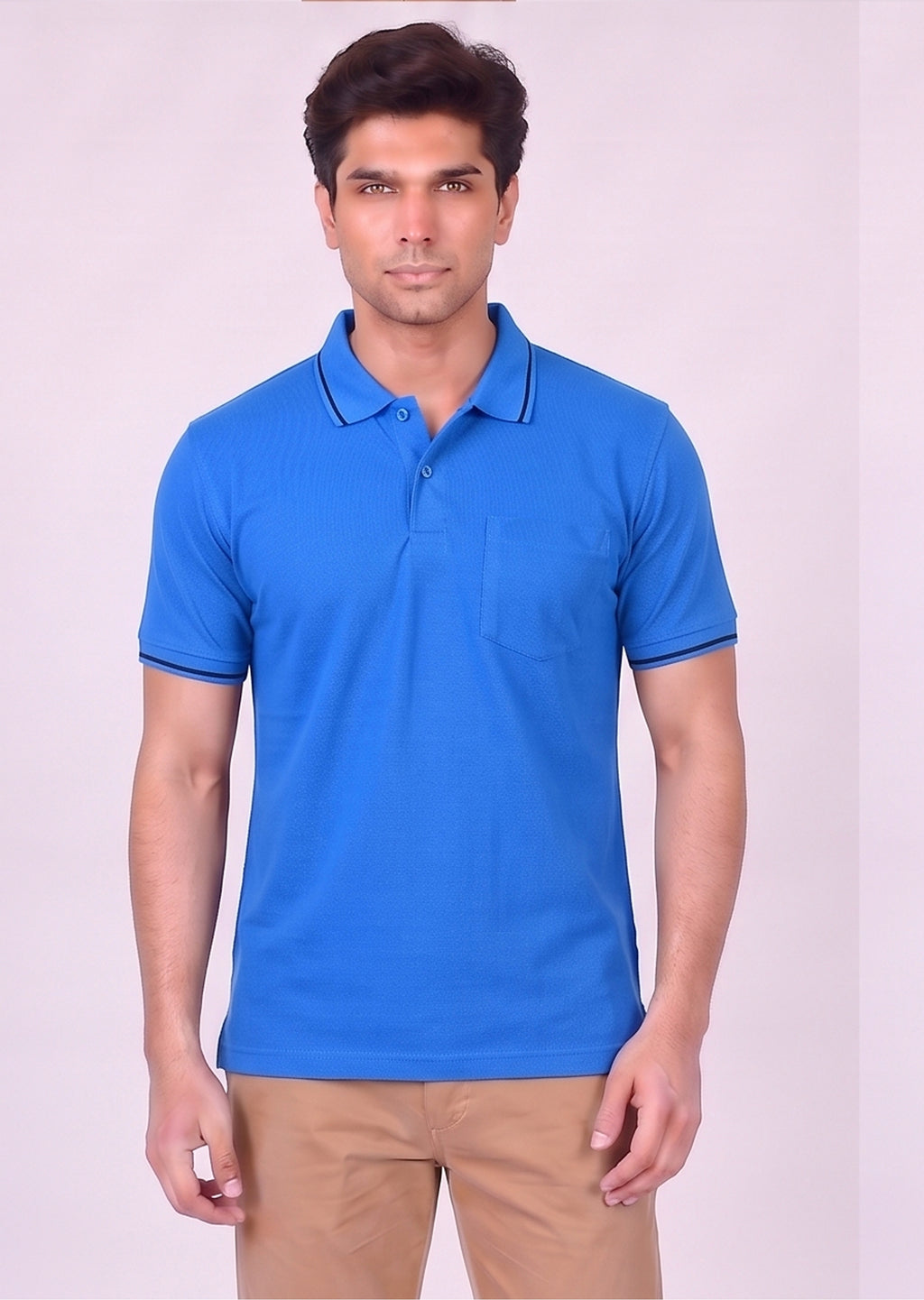 T.K COLLAR - T-SHIRT ( With Pocket )