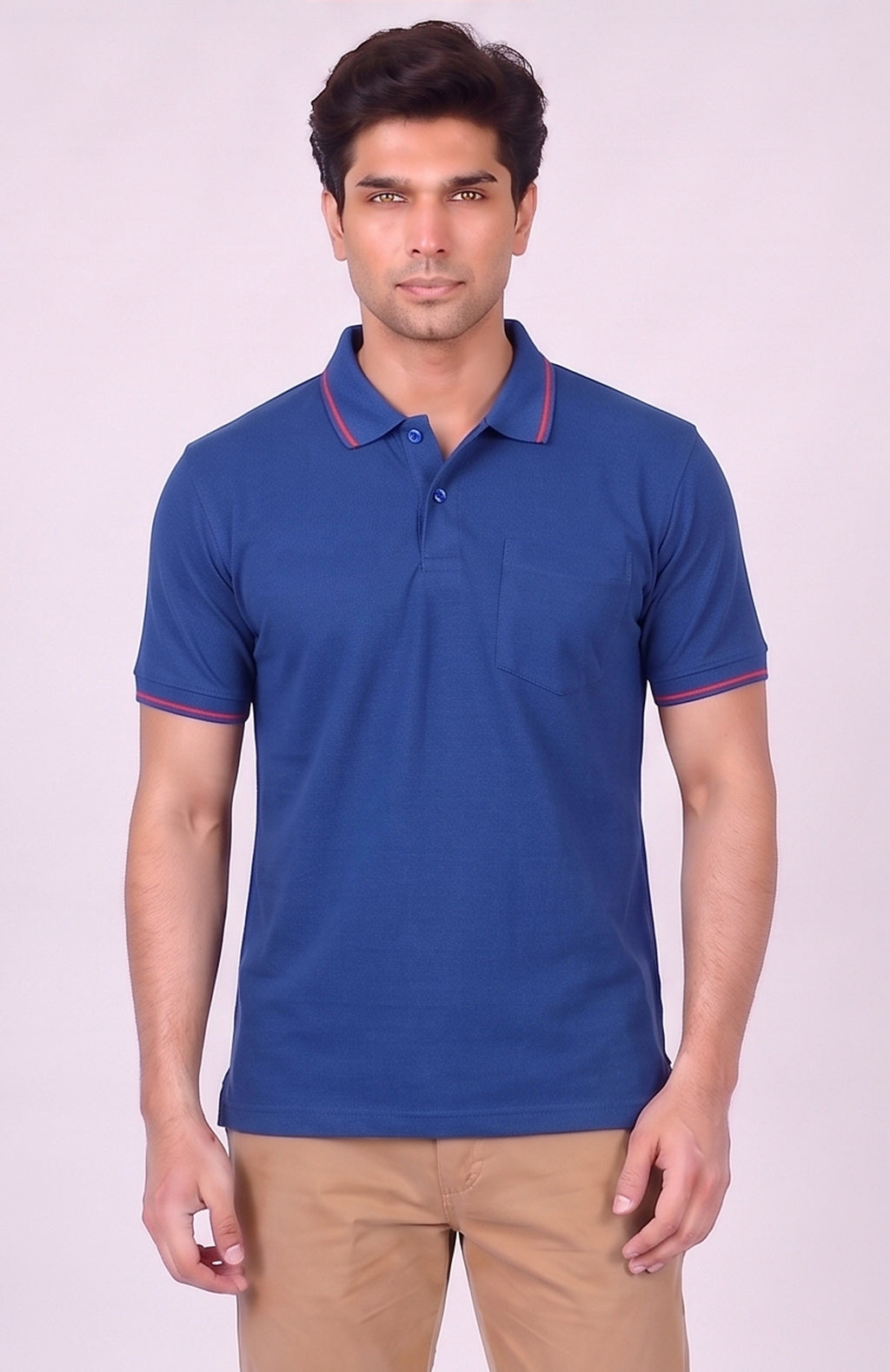 T.K COLLAR - T-SHIRT ( With Pocket )