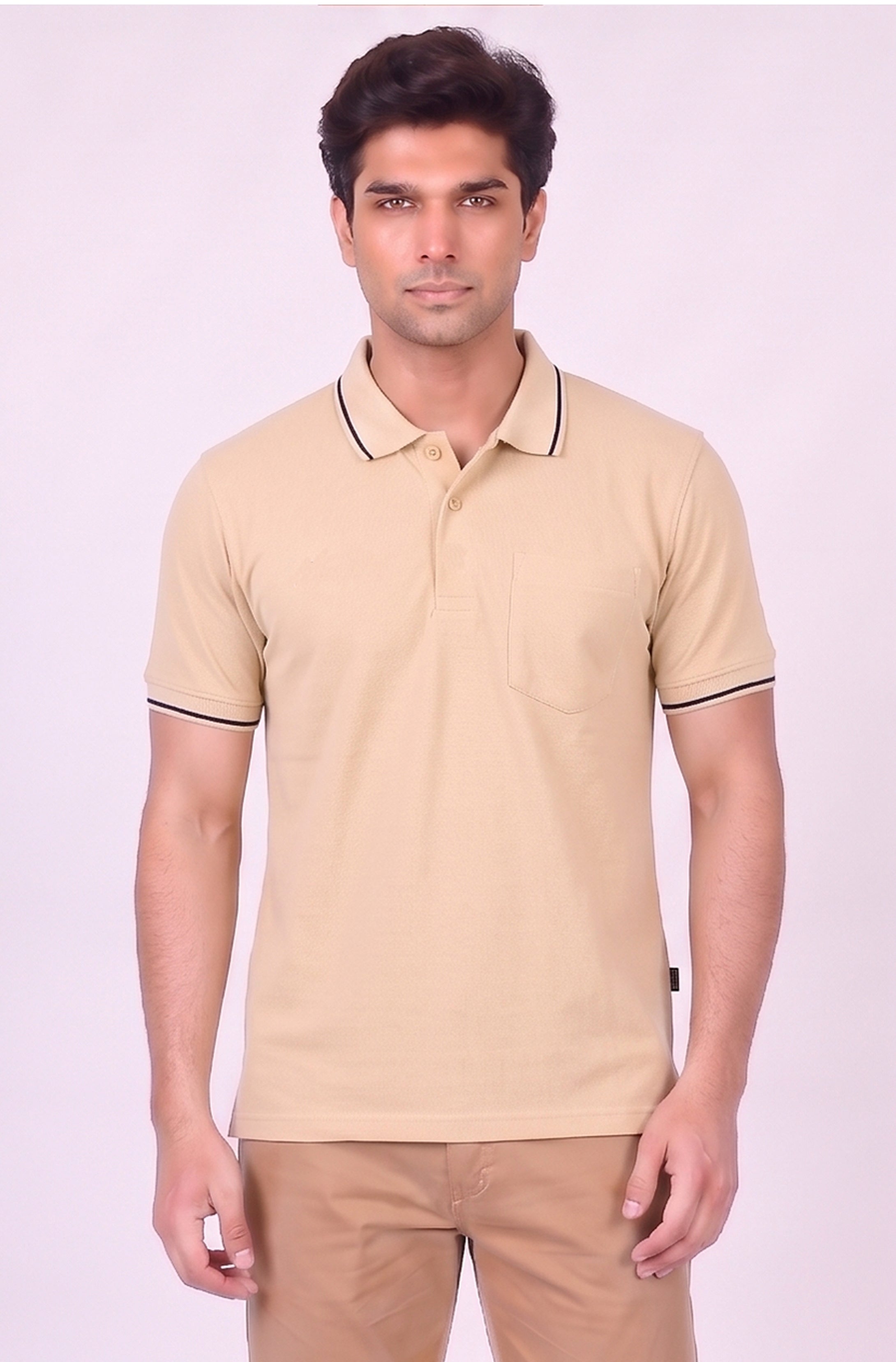 T.K COLLAR - T-SHIRT ( With Pocket )