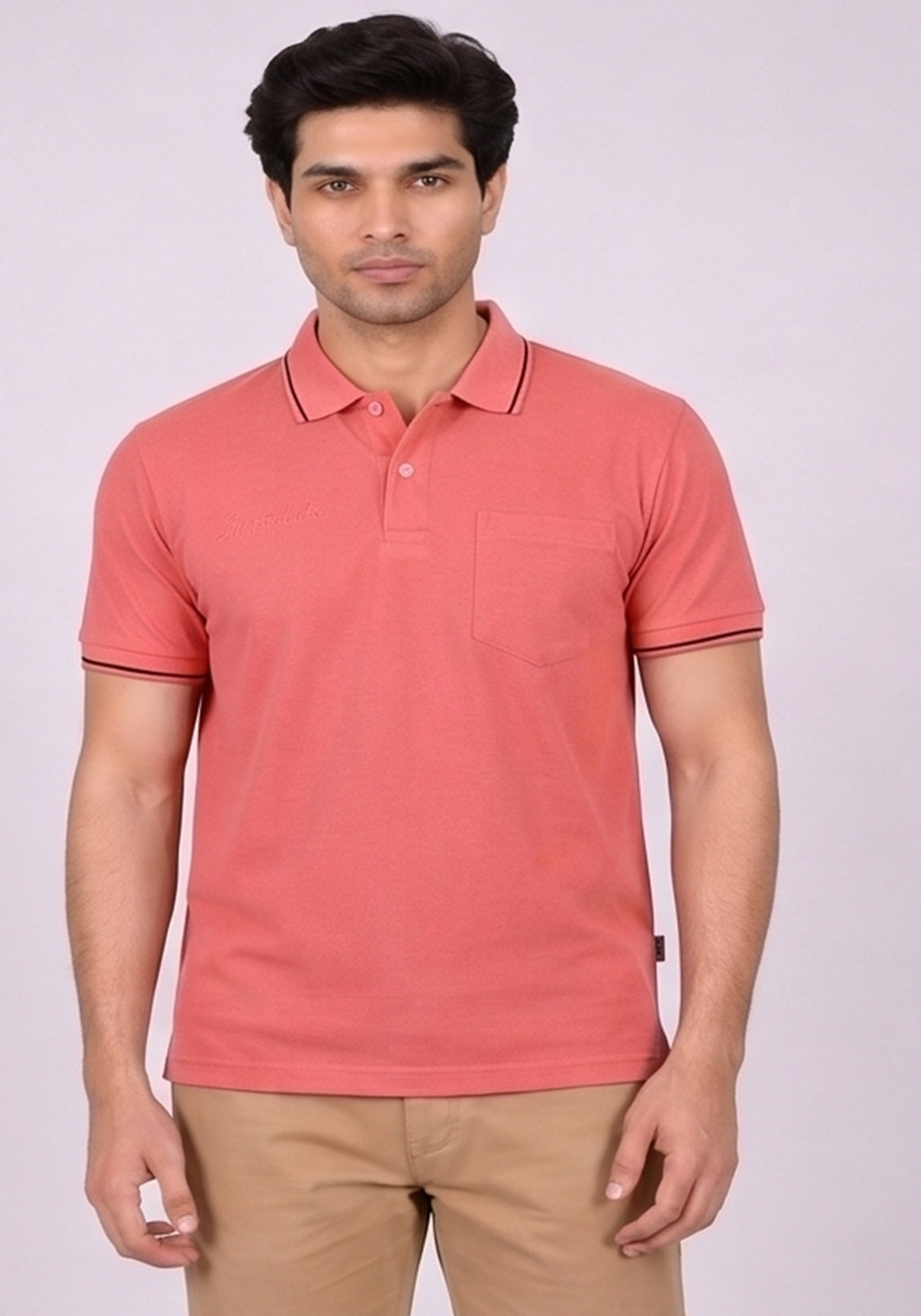 T.K COLLAR - T-SHIRT ( With Pocket )