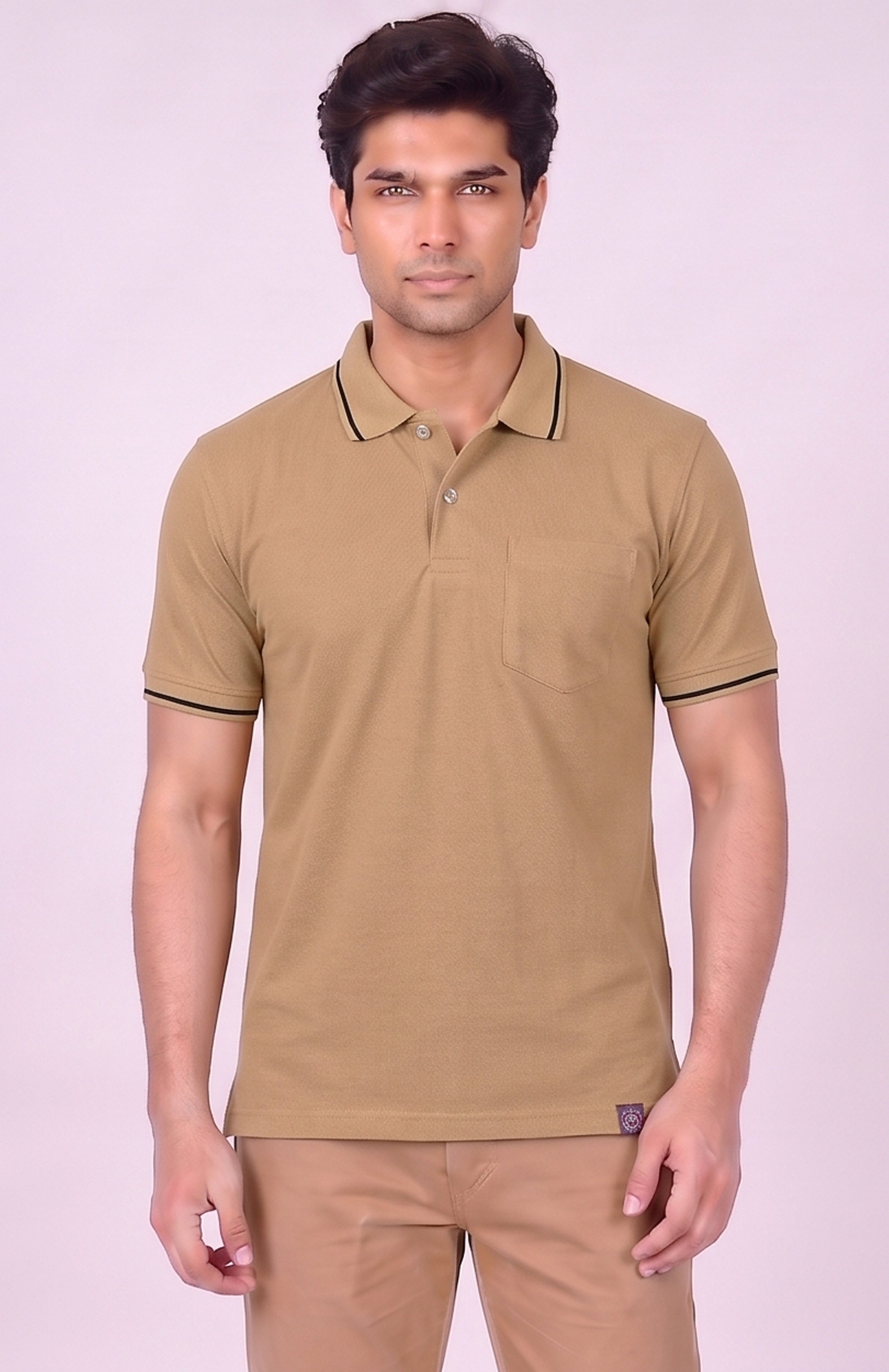 T.K COLLAR - T-SHIRT ( With Pocket )
