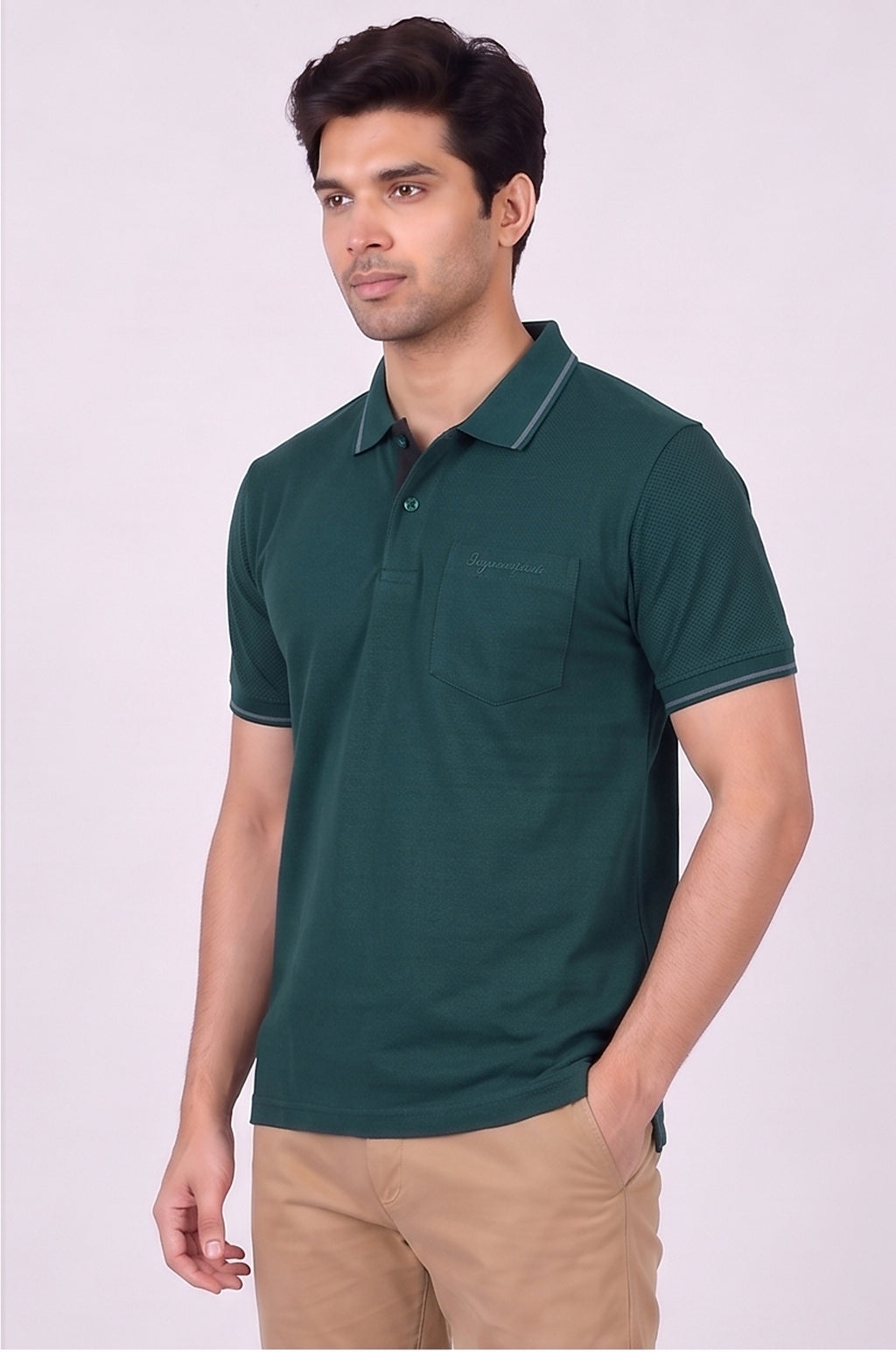 T.K COLLAR - T-SHIRT ( With Pocket )