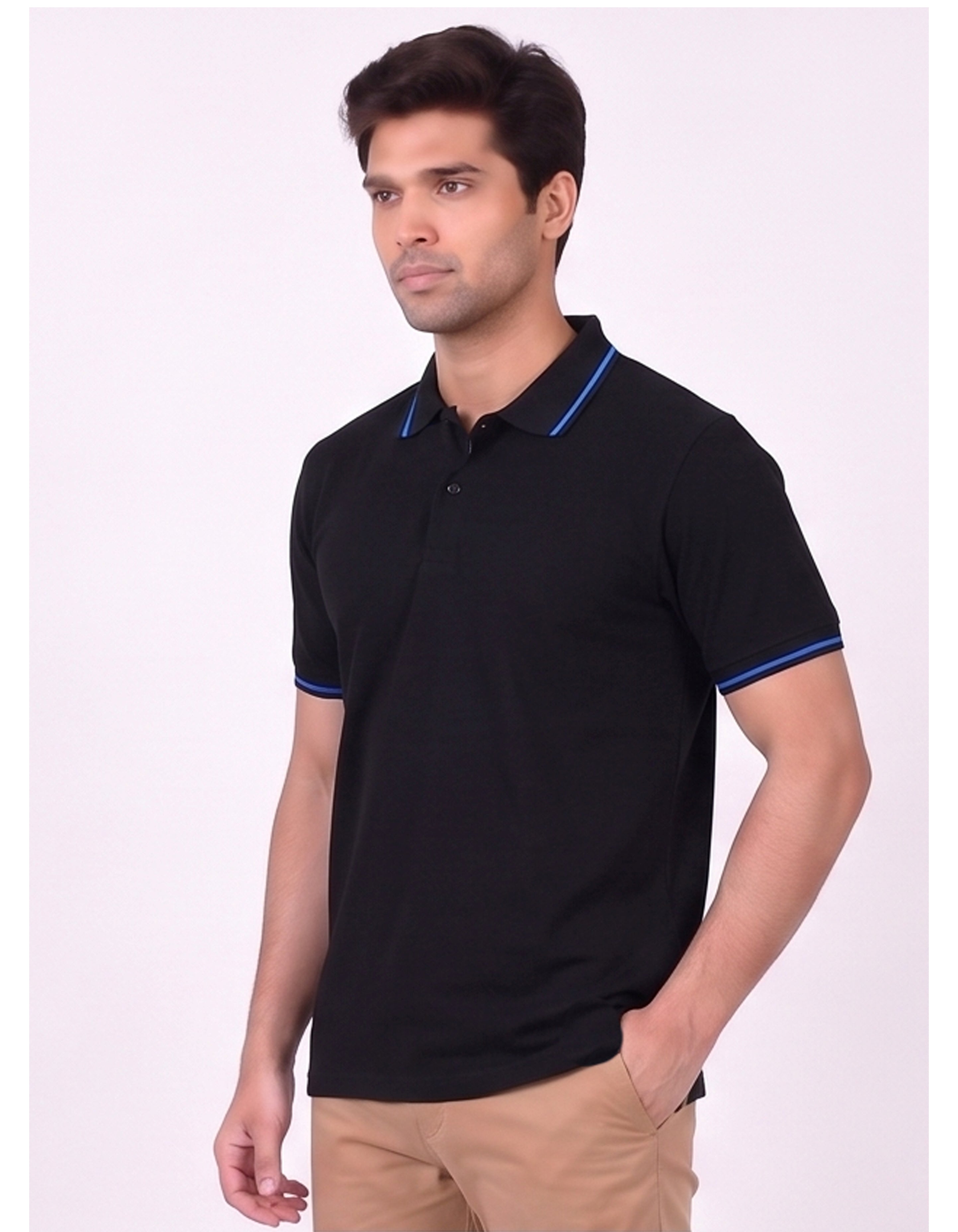 T.K COLLAR - T-SHIRT ( With Pocket )