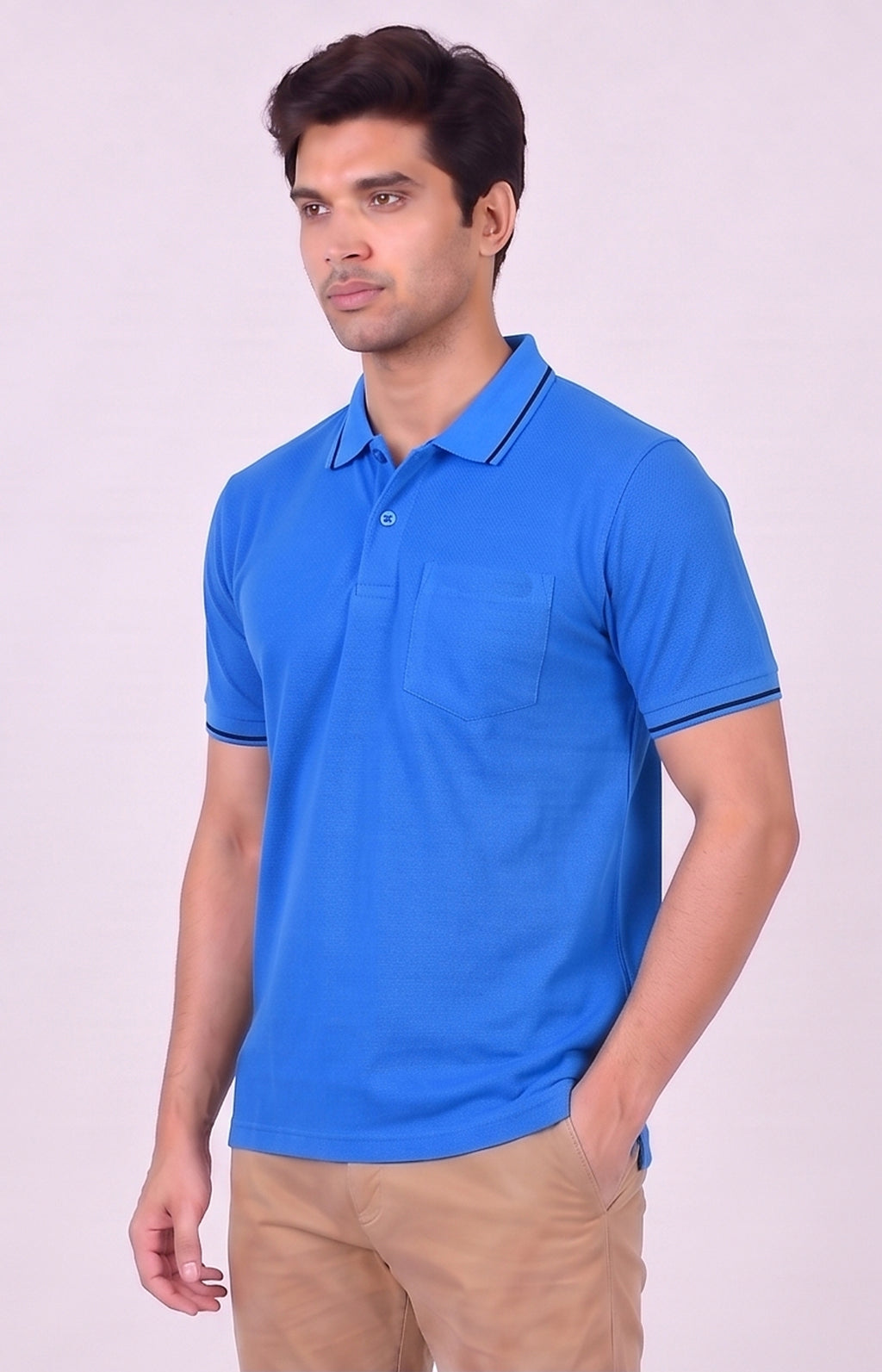 T.K COLLAR - T-SHIRT ( With Pocket )