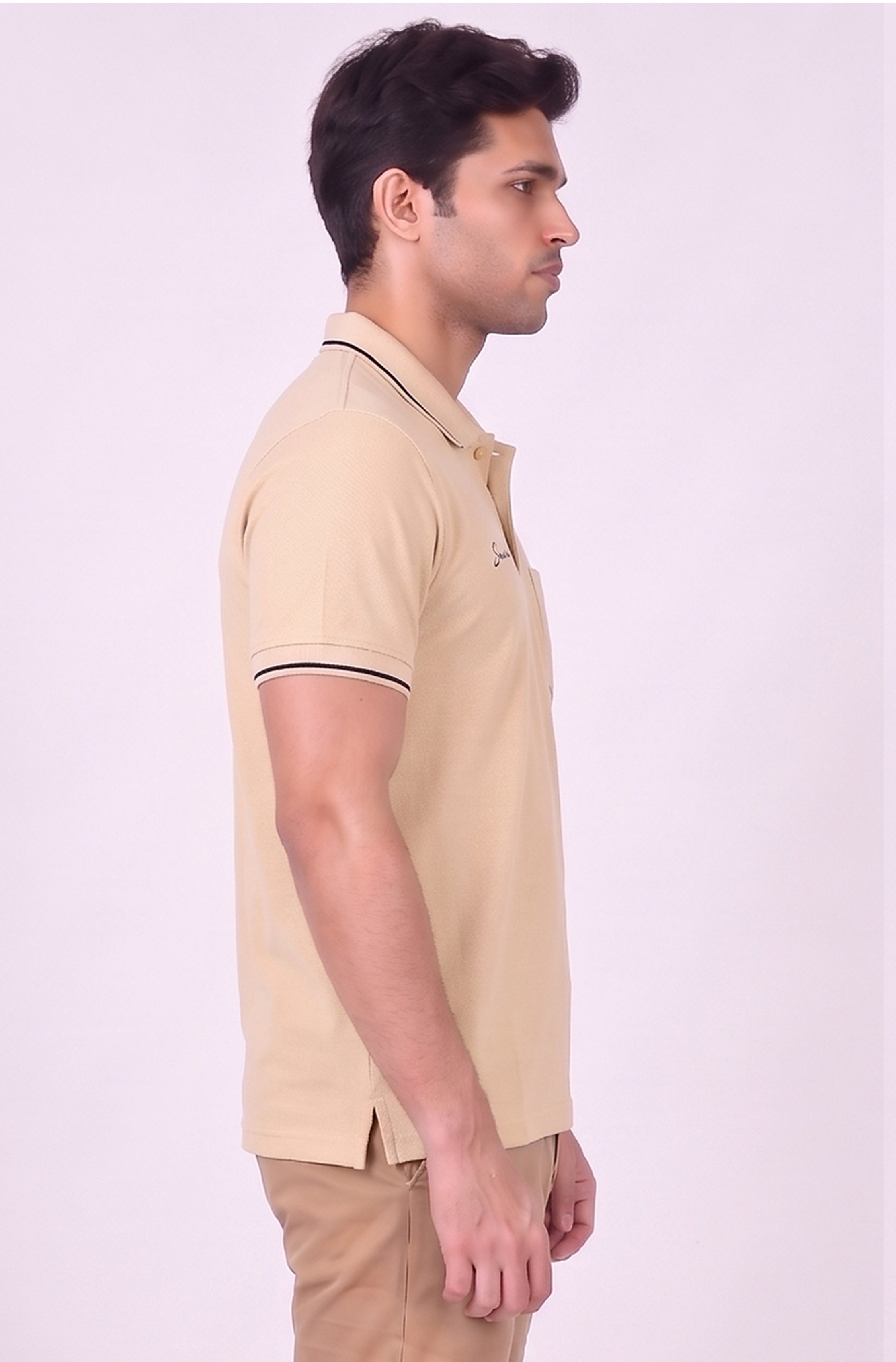 T.K COLLAR - T-SHIRT ( With Pocket )