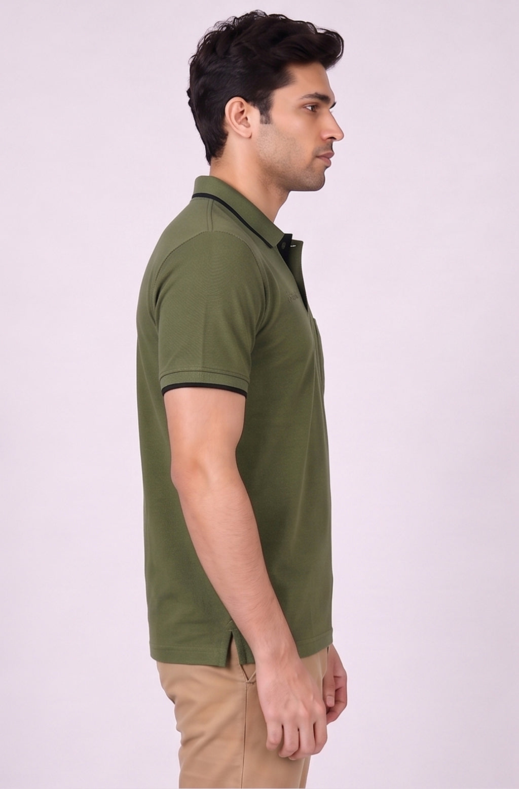 T.K COLLAR - T-SHIRT ( With Pocket )