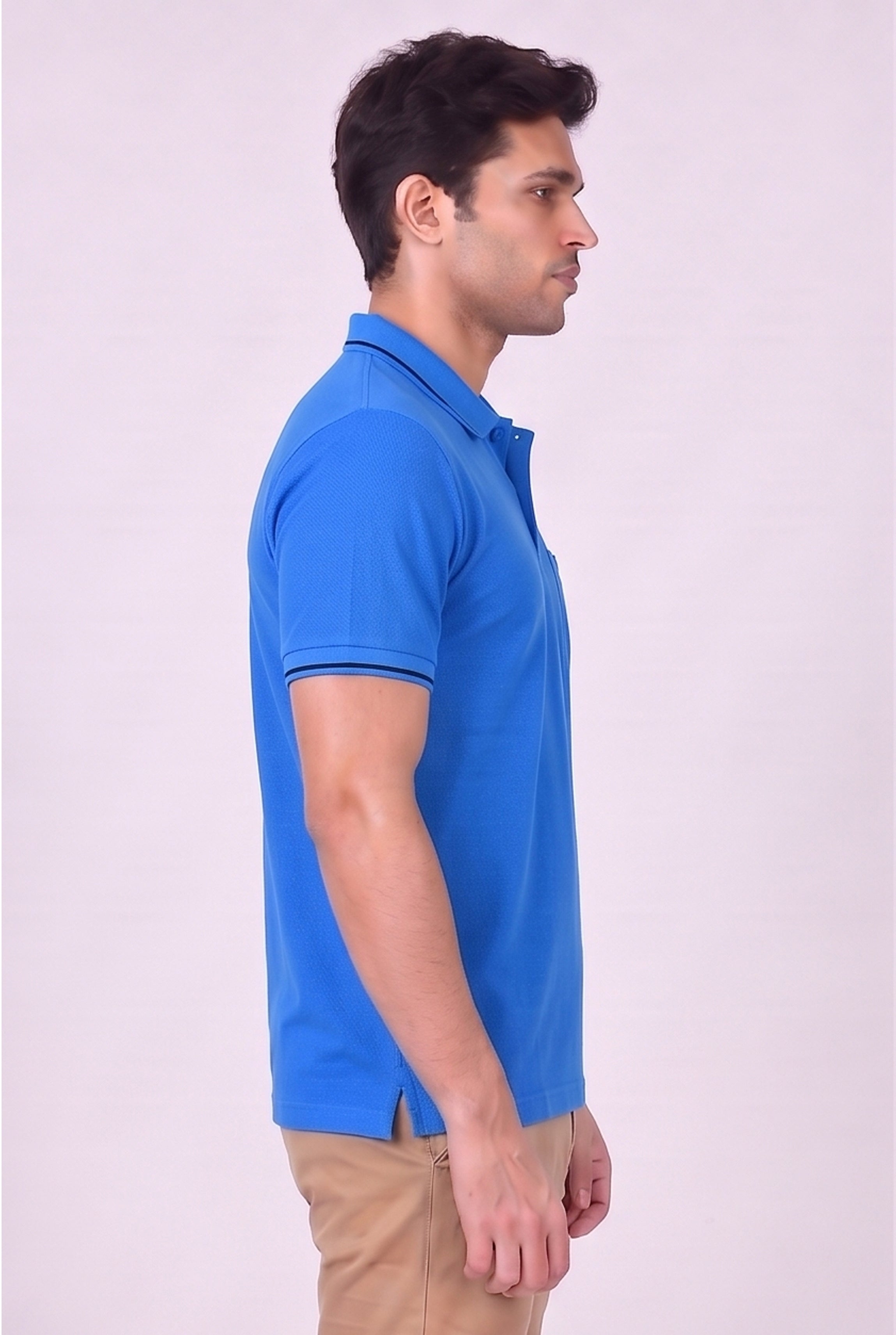 T.K COLLAR - T-SHIRT ( With Pocket )