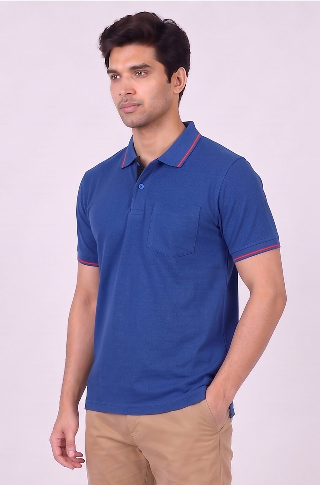 T.K COLLAR - T-SHIRT ( With Pocket )
