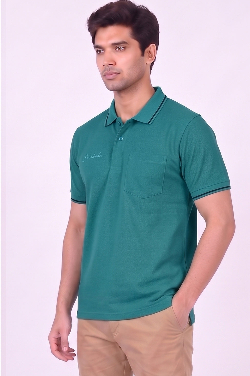 T.K COLLAR - T-SHIRT ( With Pocket )