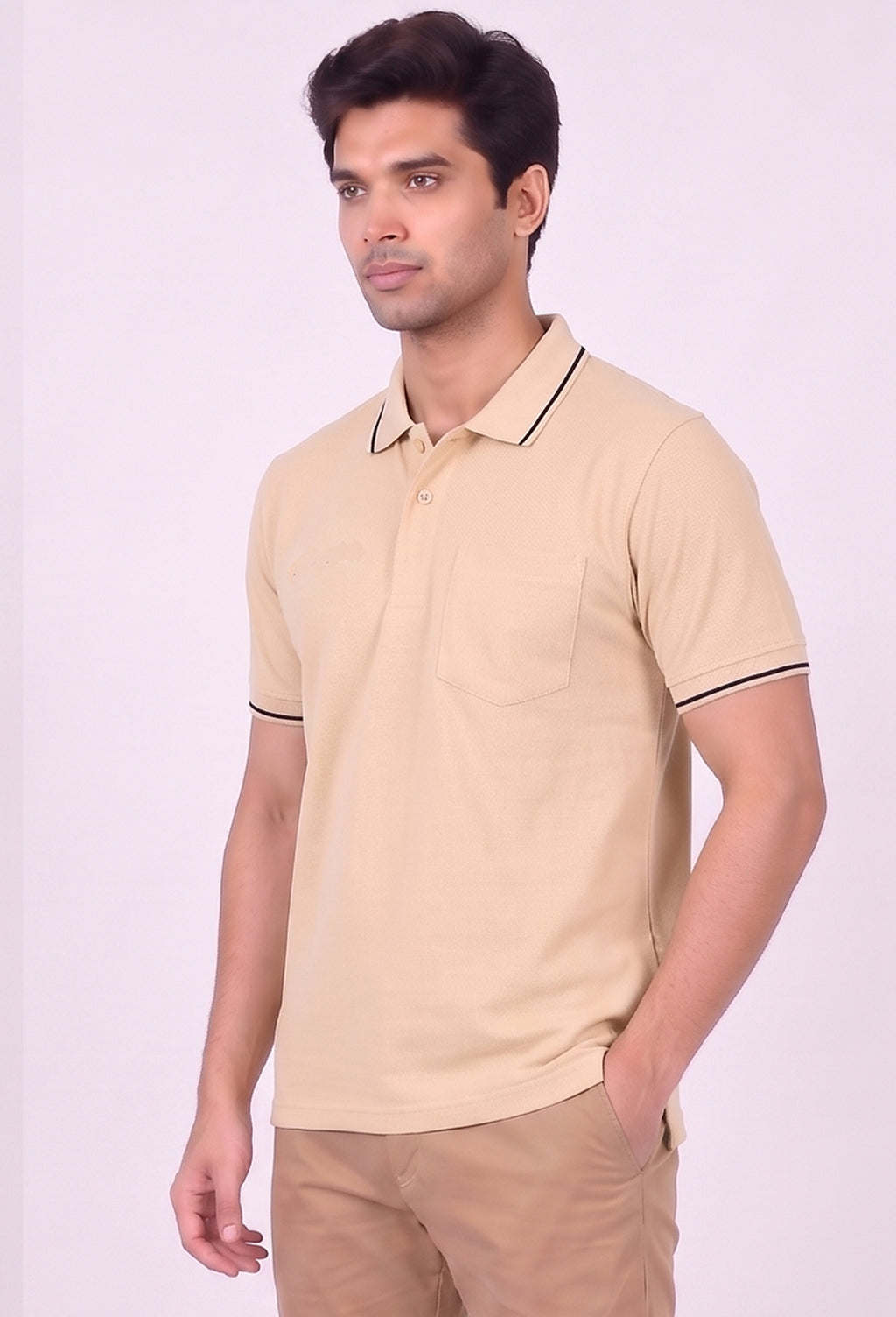 T.K COLLAR - T-SHIRT ( With Pocket )