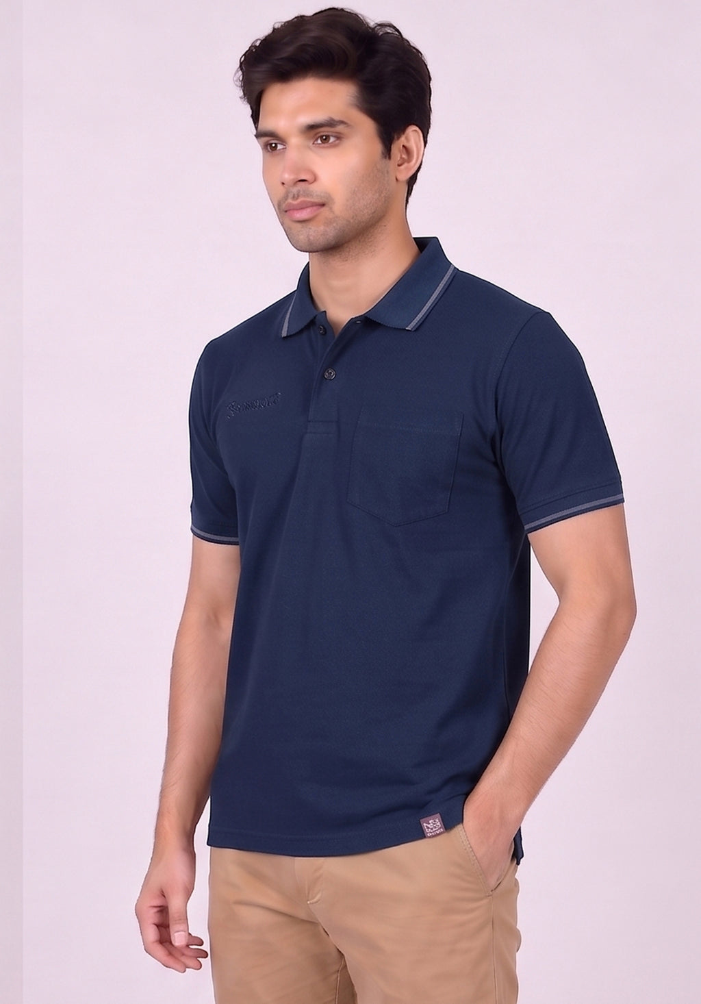 T.K COLLAR - T-SHIRT ( With Pocket )