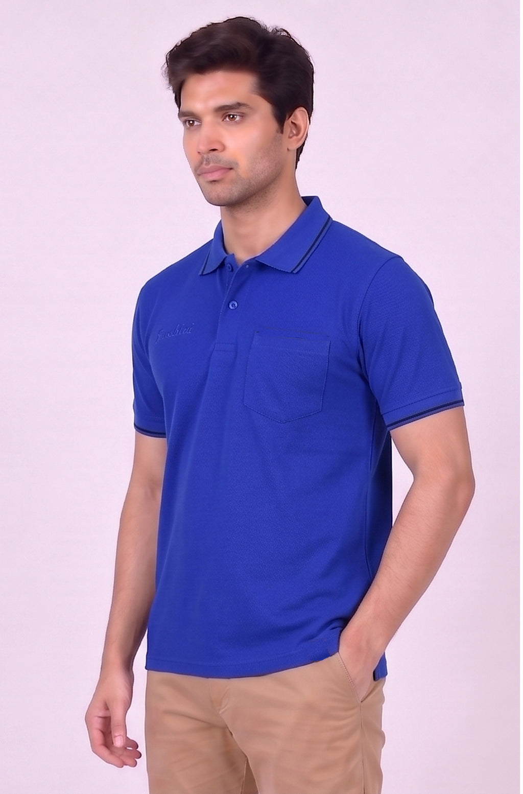 T.K COLLAR - T-SHIRT ( With Pocket )