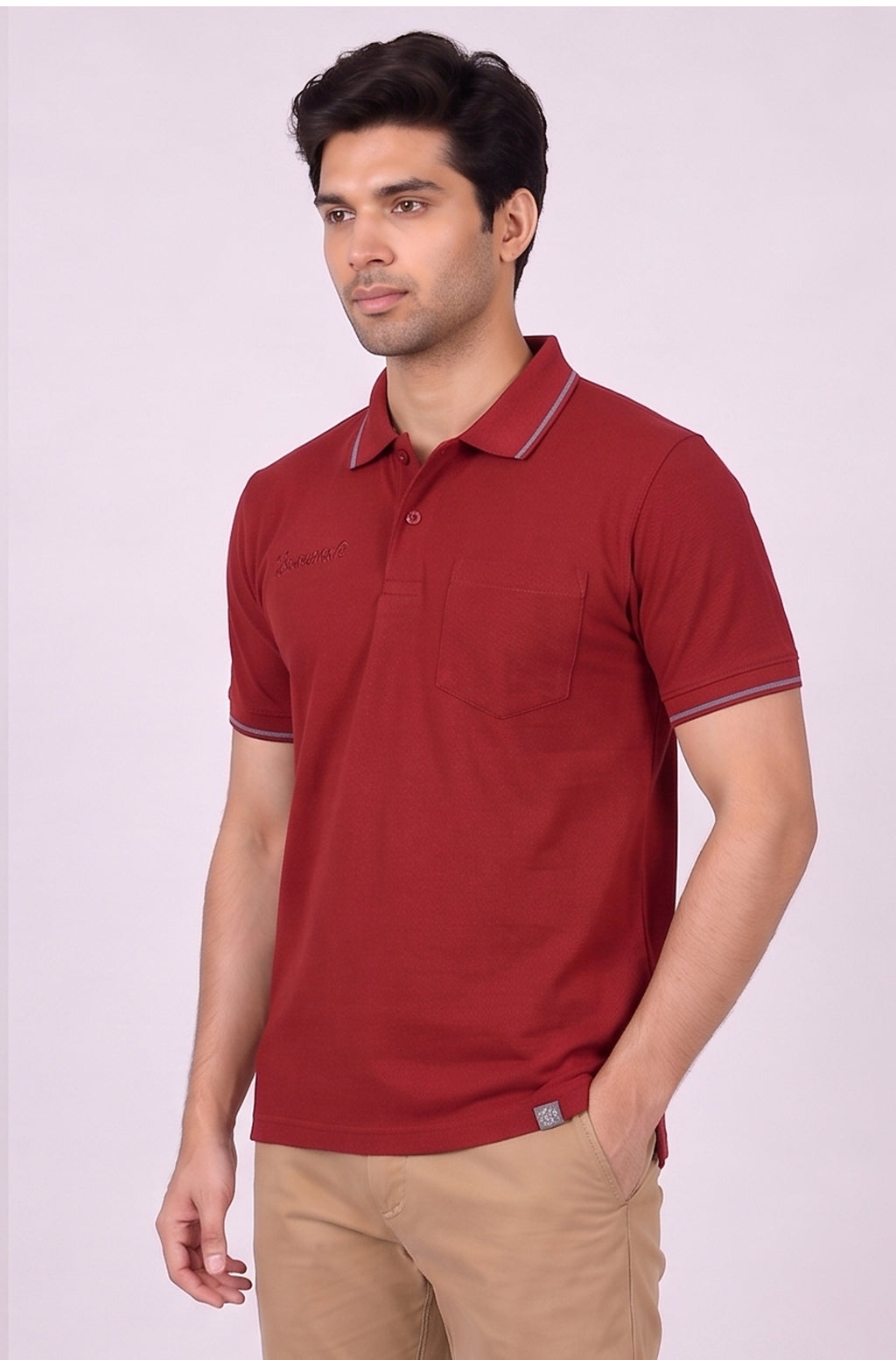 T.K COLLAR - T-SHIRT ( With Pocket )