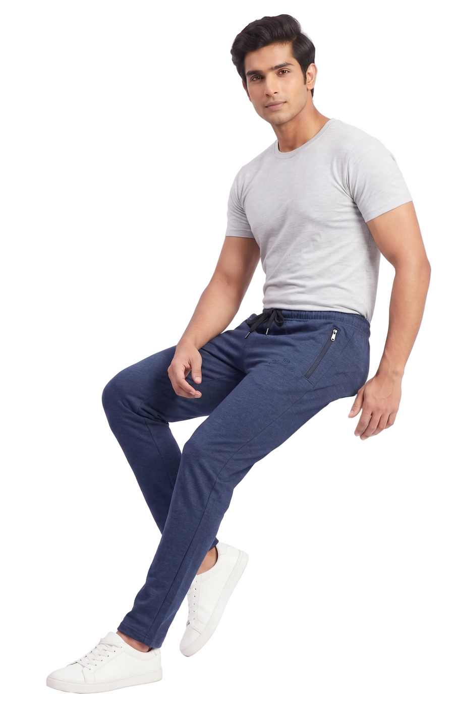 COTTON PANT WITH ZIP